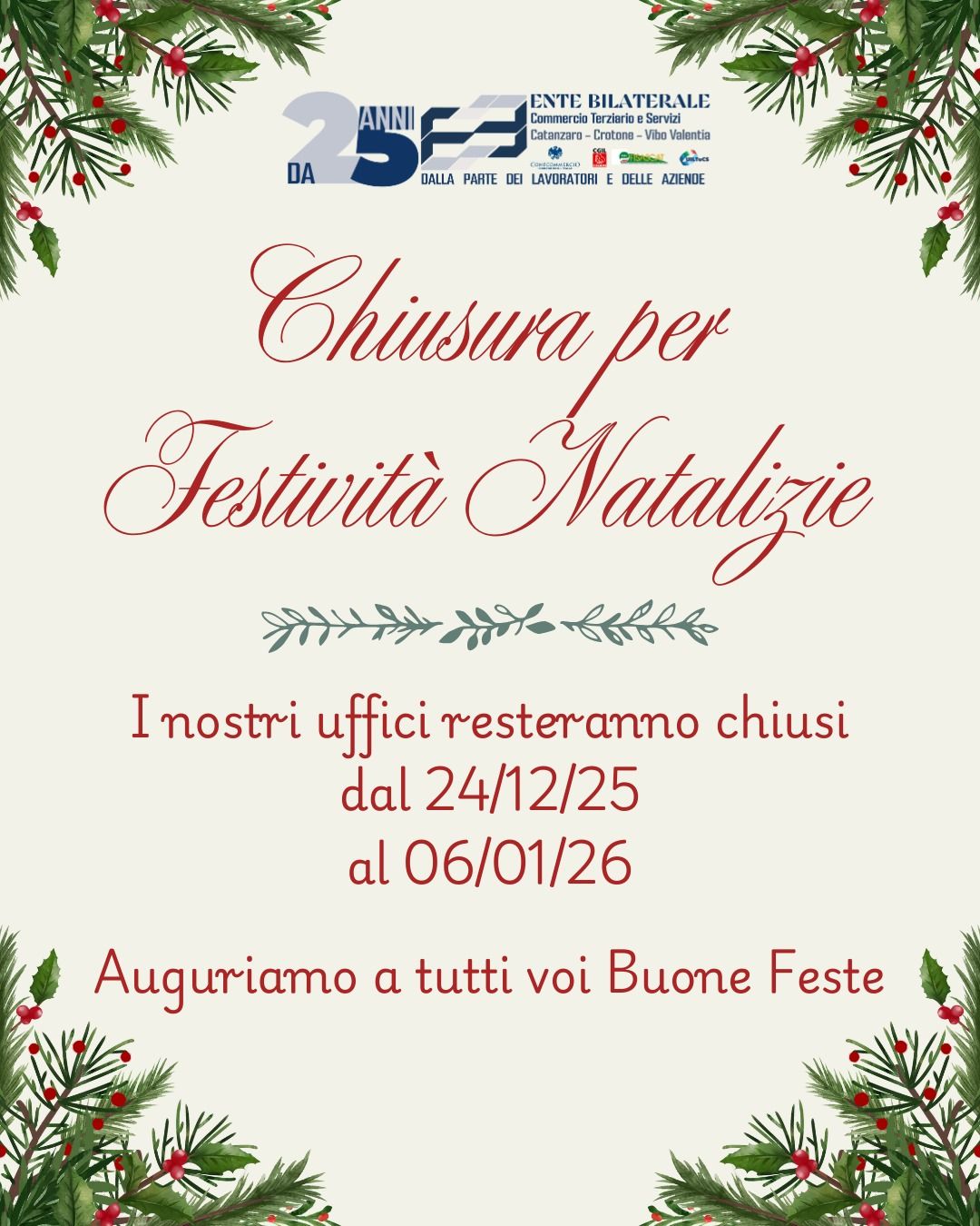 festività natalizie 2025